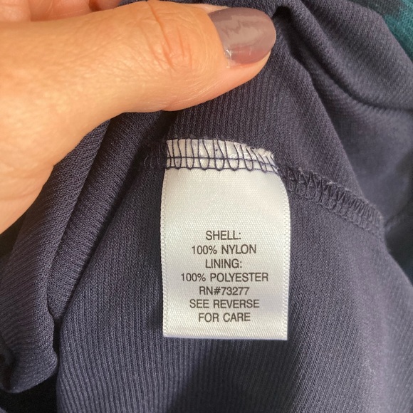 Croft & Barrow Teal Blue 💚💙V-Neck 3/4 Sleeve Blouse size XL 💙💚 - Picture 5 of 8